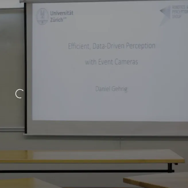 Efficient, Data-driven Perception with Event Cameras
