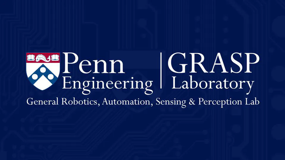 🎉 I started as a postdoctoral researcher at the GRASP Lab at UPenn.